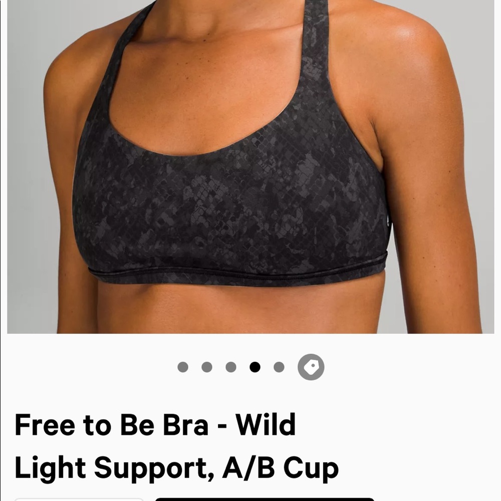 Lululemon free to be bra - wild - size 4